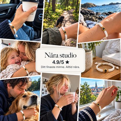 Personligt fotoarmband — Nära